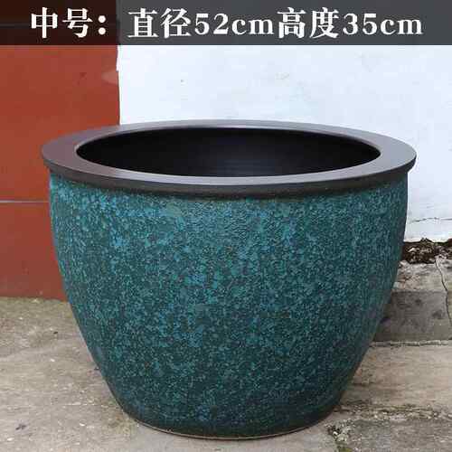 正品景德镇陶瓷鱼缸庭瓷缸大水箱特大型老莲式院大水箱花罐荷睡盆