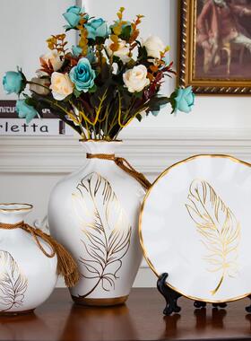 酒花店瓶摆件三件套式现简约欧客厅玄关UFP电视酒柜代创意装饰品