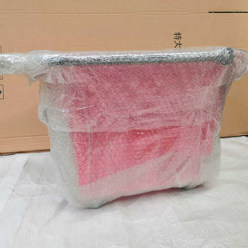 供应豪华新款四轮拉杆购物篮 加厚加大KTV超市商场手提塑料篮