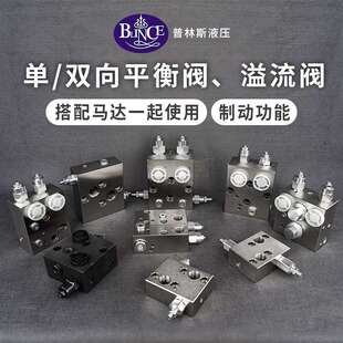 液压平衡阀双溢流阀CBS系列搭配液压马达OMR/OMSY用制动刹车阀