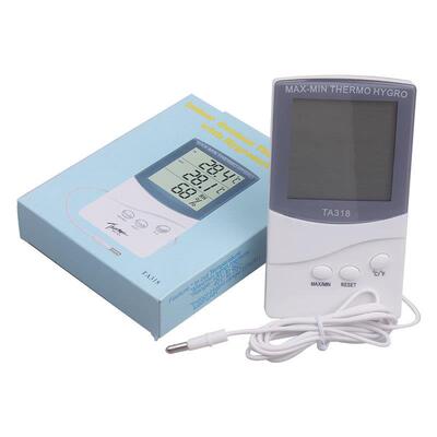 新款温数显度计字 数式温湿湿度表 盛测带外置探头TA318