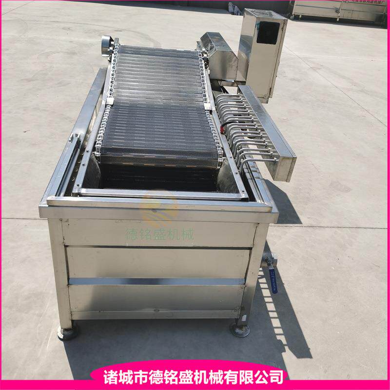 龙虾油炸锅 连续式豆花干油炸机 裹浆类带鱼段油炸流水线