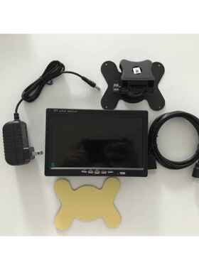 7寸HDM高I清显示器1024*600车用VVN监控VGA显示器8安视防监器100P