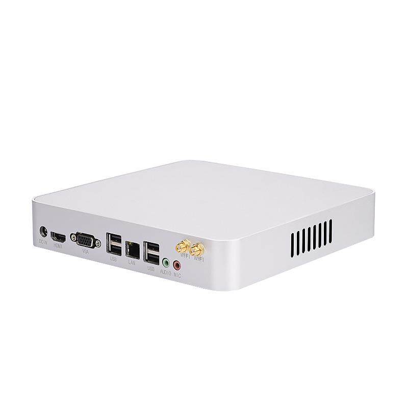 盈驰迷你小主机J1900/i5 4200U/12400/i3 10110办公家用台式电脑