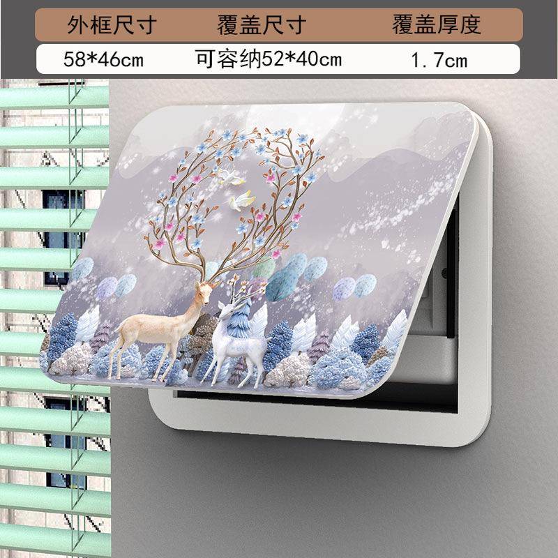 弱电箱装饰遮挡多媒体信息箱网线盒超薄盖板电表箱装饰画免打孔