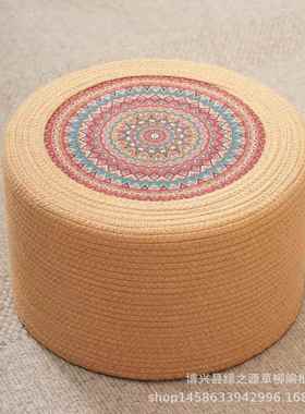 蒲团垫坐加厚圆形棉线打坐禅垫修22345地板地上榻坐榻米坐垫坐墩