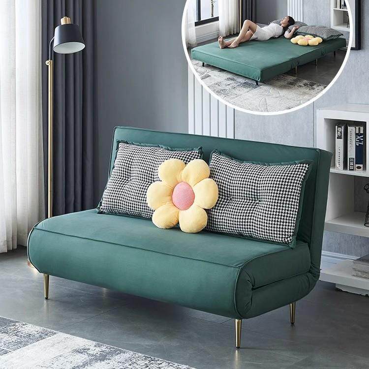 折叠沙发床两用单人北欧简易小户型办公室卧室书房1.2米沙发床