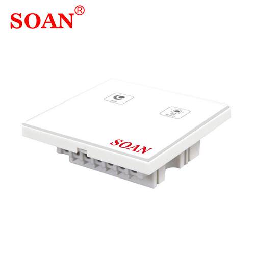 SOAN索安86型面板家用微波人体感应开关非红外线感应开关延时光控