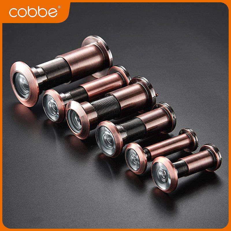 卡贝猫眼门镜防撬老式防盗门广角通用高清家用摄像头普通门铃堵孔