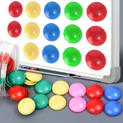 Magnetic Bead Round Refrigerator Fridge Whiteboard Magnets B