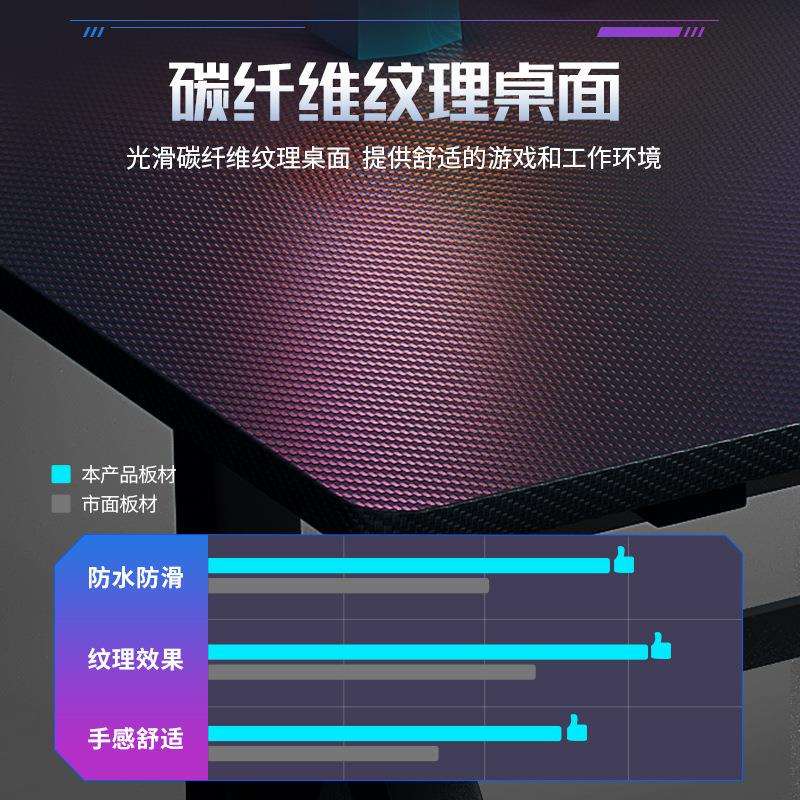 跨境电竞桌电脑桌台式家用简易卧室桌子简约现代学生写字台书桌