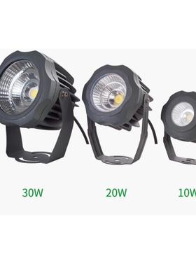 10W20W30WLED反光杯COB投射灯ledCOB投光灯LED射树灯聚光投光灯
