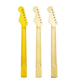 电进吉他琴颈ST型电ST枫木琴吉他琴颈木色亚光加原拿大口枫木琴柄