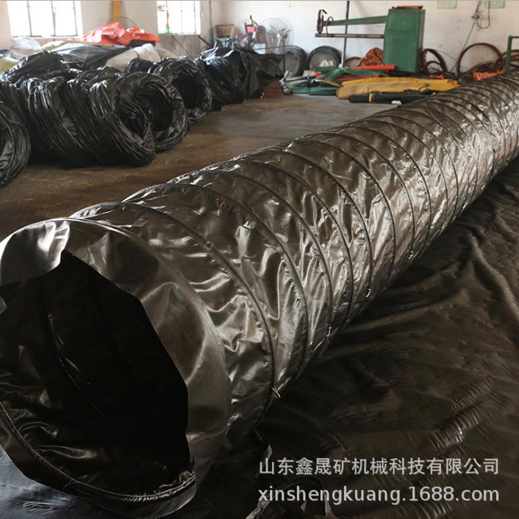 供应塑料涂覆布正压风筒防火阻燃不漏风隧道工程送风风筒厂家