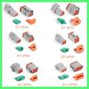 公母防水接插件套装 批发 16针汽车连接器 DT系列2 94pcs盒装