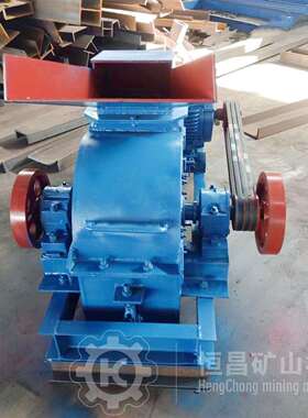 小型 柴油动力石头粉碎机大0量出式口锤破碎机FEZ现货300×50型