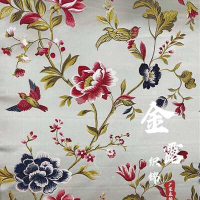 高精密提花布料3.05米宽红木沙发抱枕靠垫坐垫服装窗帘面料桌旗