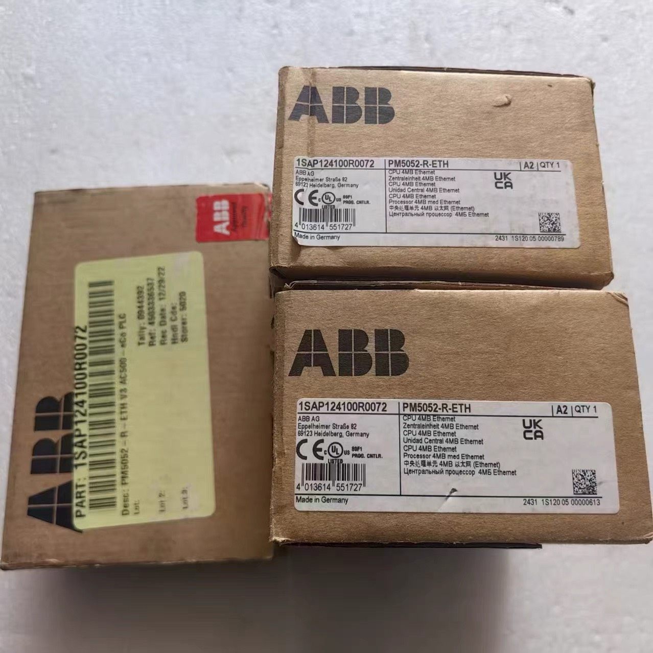 ABB PLC模块PM5052-R-ETH 原装现货1SAP