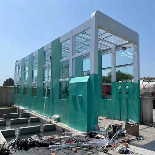 焦化厂往式台封闭式BCL洗车建筑工复程车工地煤矿运输辆龙门洗轮