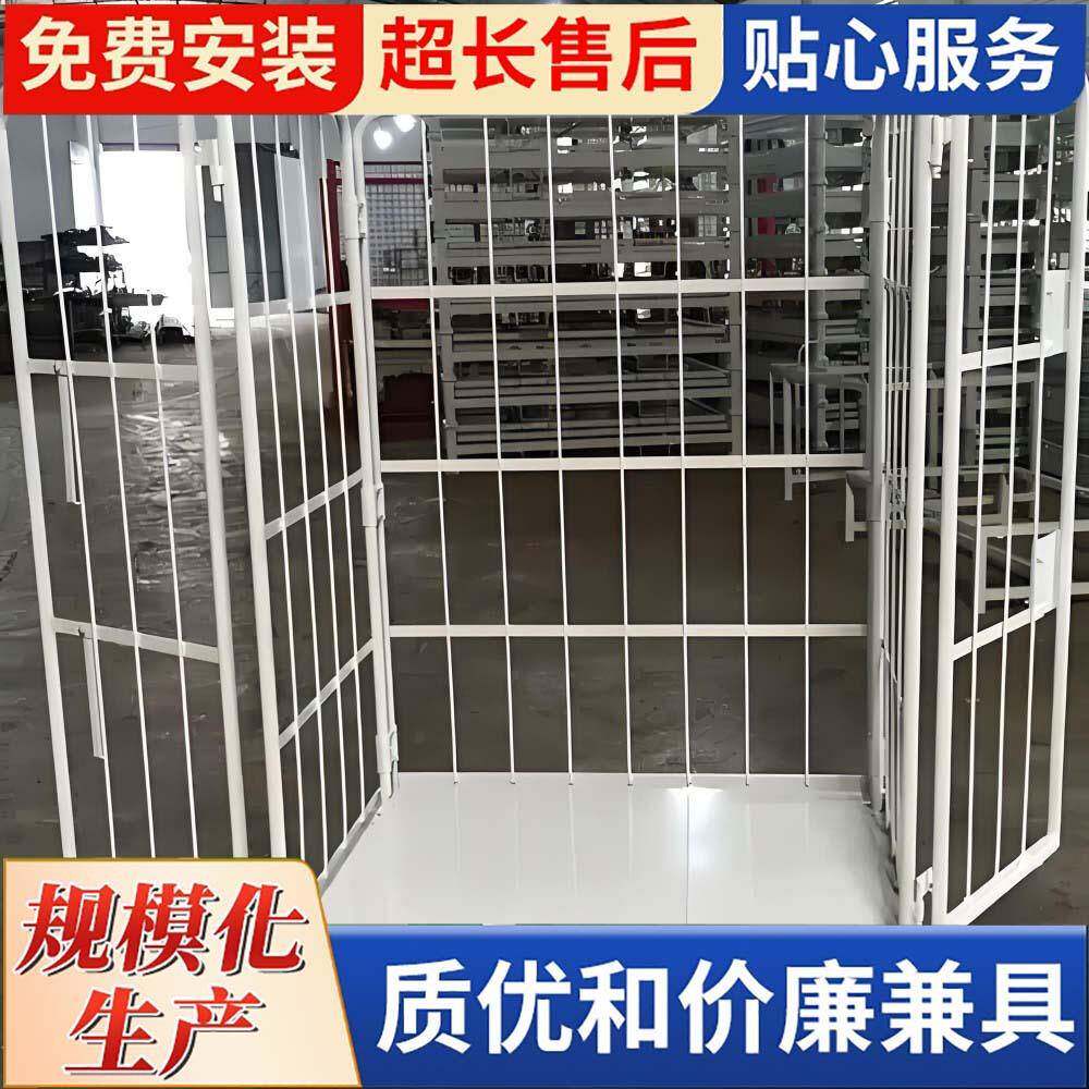 厂家仓储笼轮超市上货车物流周转车仓储物流笼车折叠物流台车