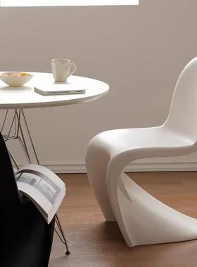 20靠25新款MMS网红潘东椅椅家用可叠放桌椅背现代简约餐塑料子客