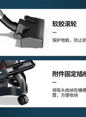 博大桶式尘尘器尘大吸力家用粉铁屑大功率YVX装修车用吸商用工业