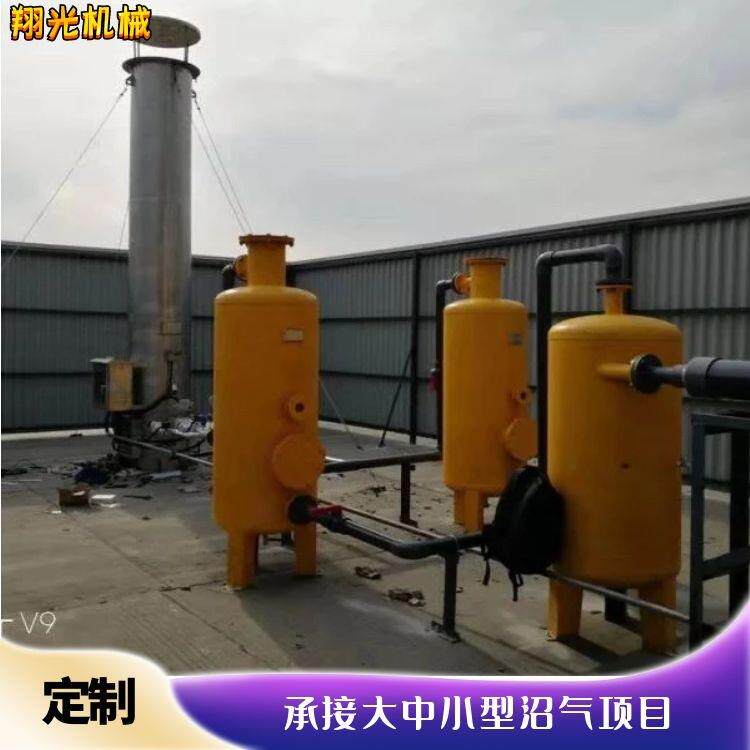 沼气脱硫设备 小型沼气脱硫塔 翔光 大型沼气脱硫项目