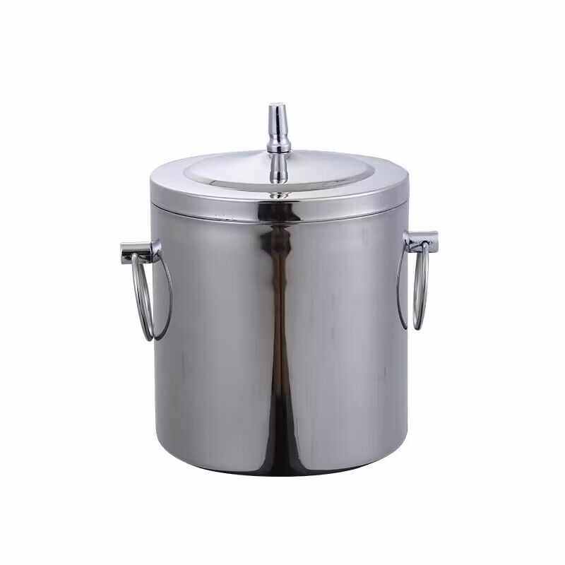 直销不锈钢双层保温冰桶加厚手提带盖香槟桶酒吧红酒桶热销,餐饮具,冰夹,淘宝优惠券,粉丝福利购,淘宝优惠卷