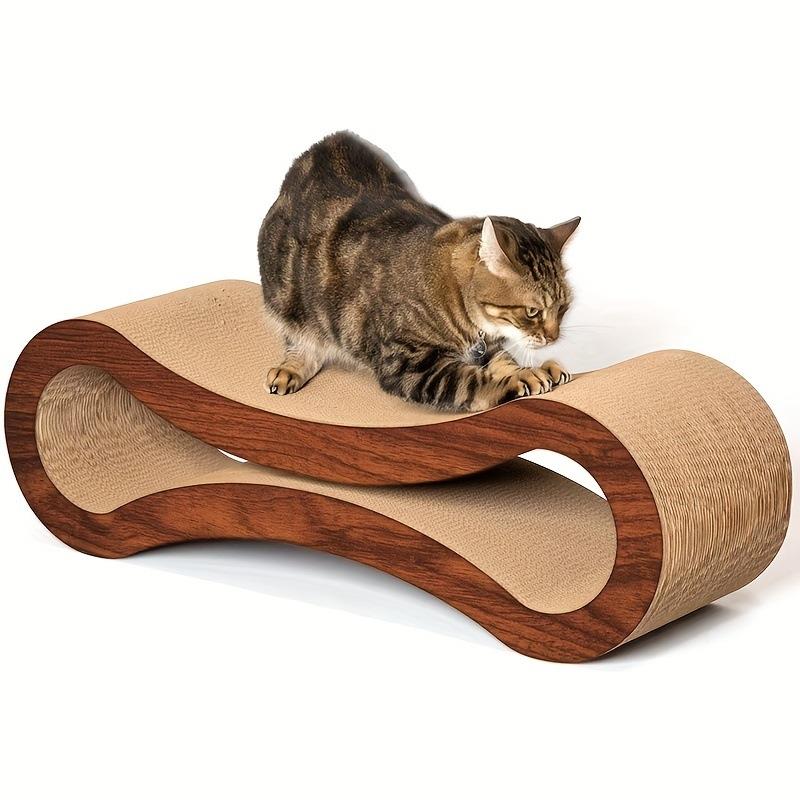 猫抓板猫窝一体式立体猫抓板耐抓不掉屑猫沙发磨爪玩具8字猫抓板