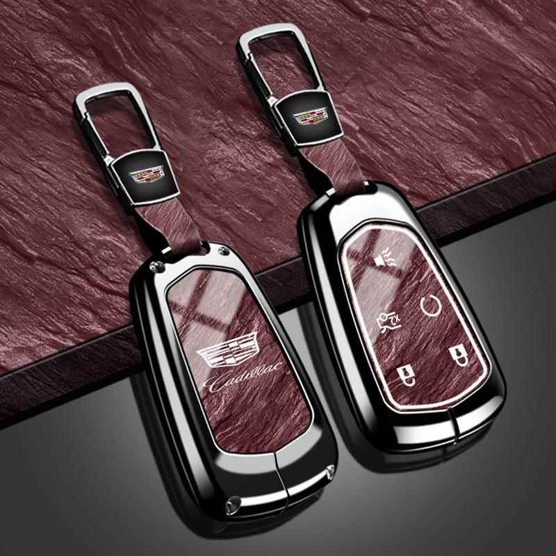 适用凯迪拉克ct5钥匙套xt5车xt4 xts ct6 xt6 atsl高档ct4男gt4扣