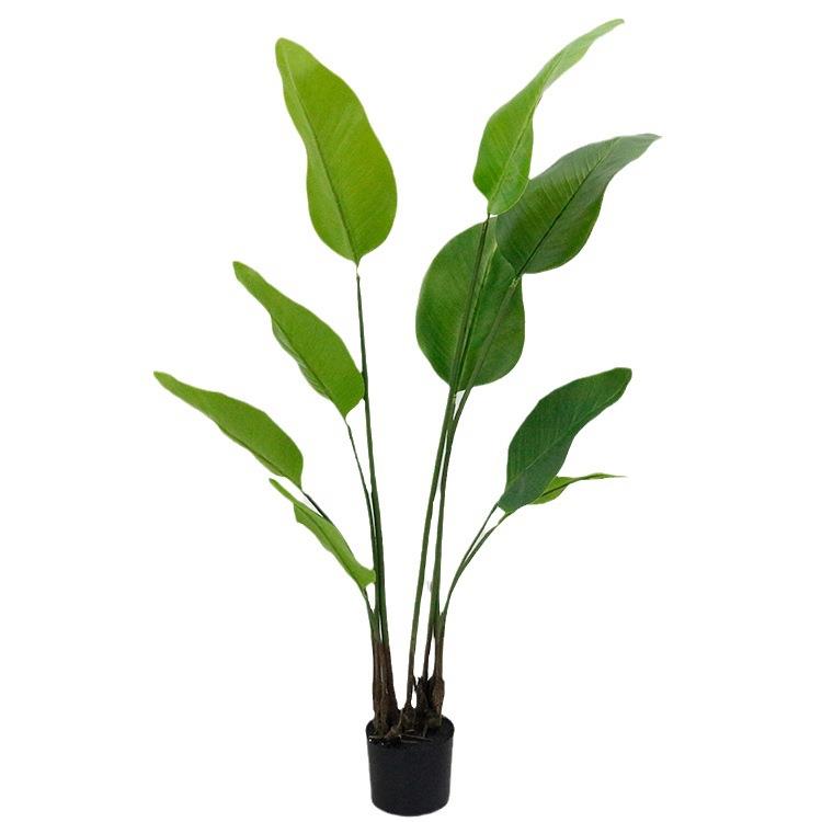 新款龟背竹北欧绿植室内酒店工程造景仿真植物盆栽厂家直销