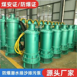 BQS75-25-7.5kw矿用隔爆型潜水排沙泵煤矿潜水泵防爆排污泵660v