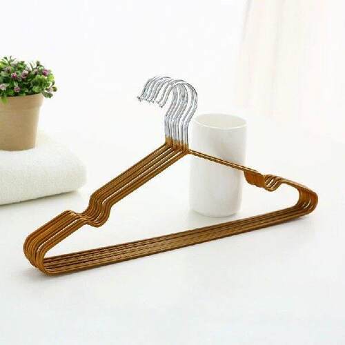 10pcs- Metal Traceless No-slip Clothes Hangers, Durable