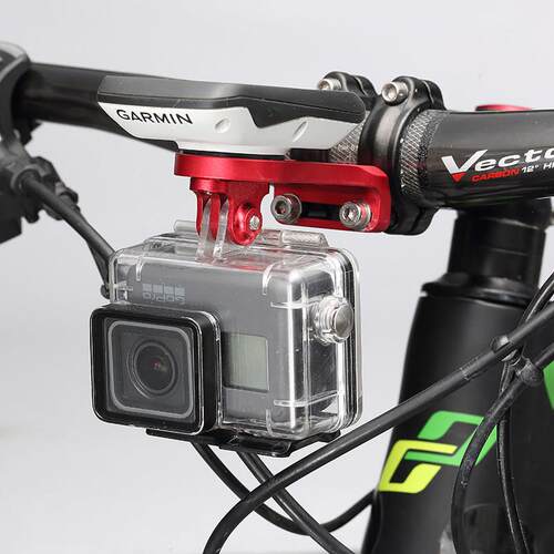 行者小G码表支架GoPro相机支架兼容garmin佳明百锐腾码表 前灯架