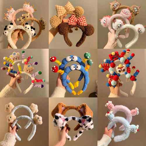 Ears Headband Girls Sequin Castle Fireworks Hairband Cosplay