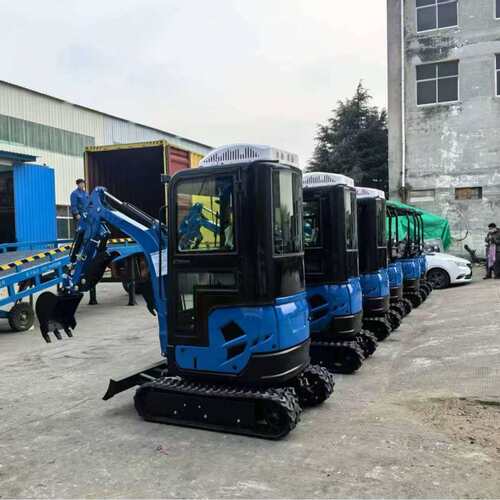柴油动力挖掘机ZY-18 城市公园假山 景观石搬运摆放 园林作业机械