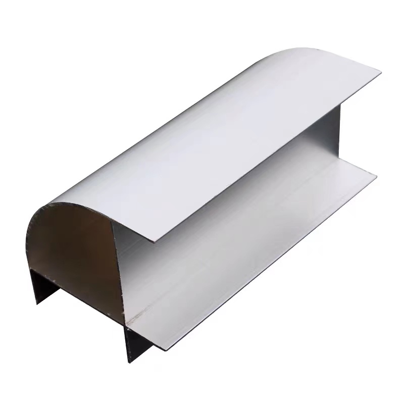 50铝合金外圆柱75 100型外圆弧阳角线彩钢夹心板移动厕所包边立柱