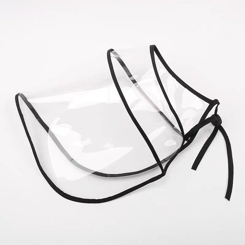 炒菜面罩防油烟做饭面具防油溅专用厨房烧菜防护罩女款帽子女遮脸