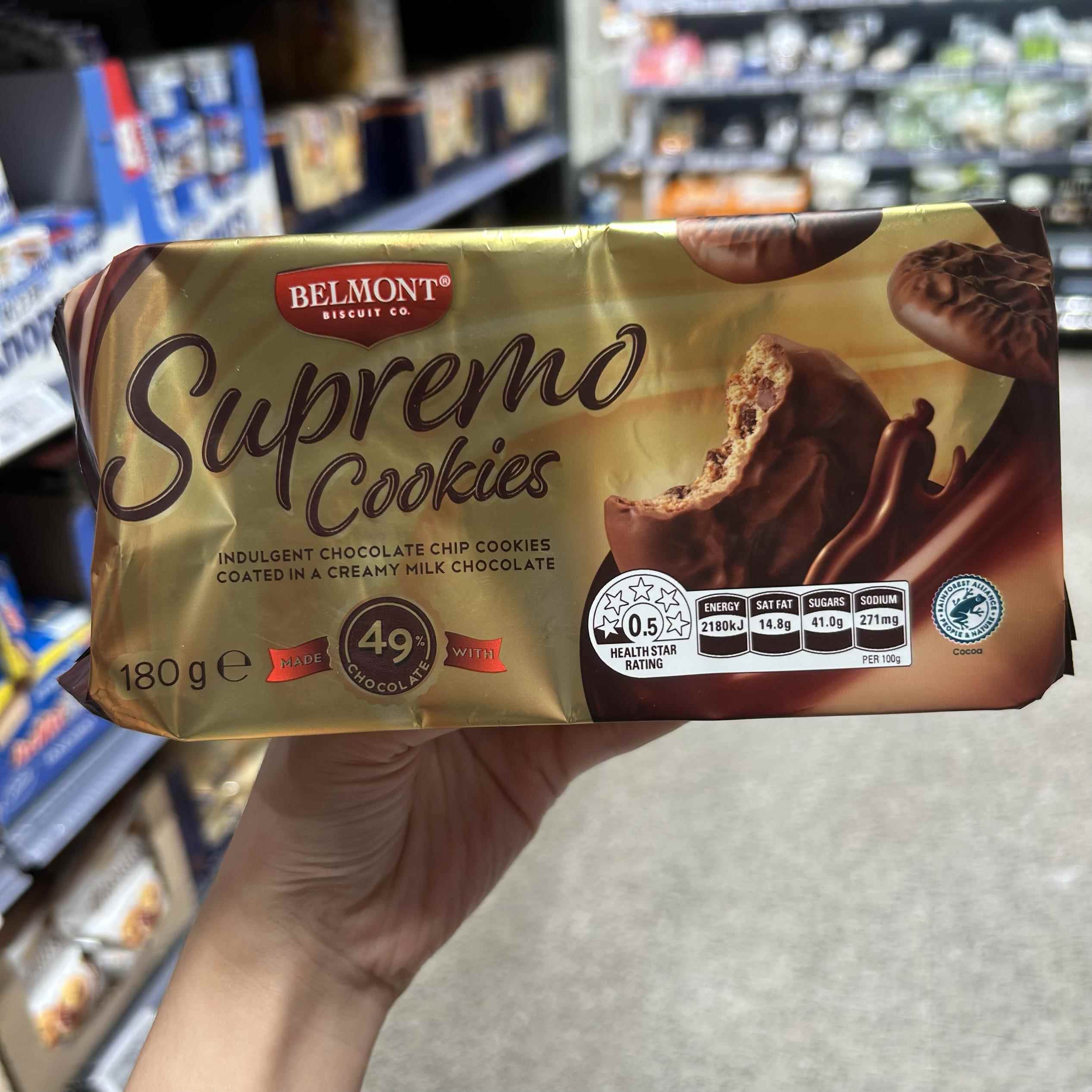 ALDI奥乐齐代购荷兰进口Belmont Biscuit涂层巧克力饼干180g零食