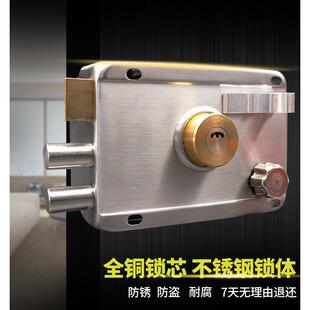 房门锁不锈钢铁门锁 门锁室内房门锁木门锁老式 老式 防盗门锁外装