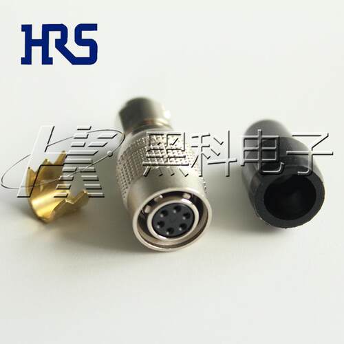 HRS广濑6芯电源头原装工业相机用 触发 HR10A-7P-6S(73)连接器