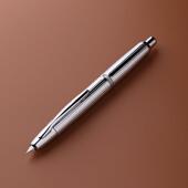 末匠MAJOHN按动钢笔A1伸缩出尖黑武士金属烤漆磨砂细尖学生练字