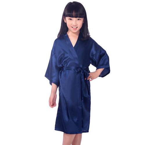 Lotus Poetry Home Sleeping Robe Thin Girl's Neck Medium