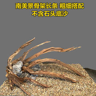 木森林南美沉柚木骨架长条形流木缸水草素材雨林紫造景鱼缸缸缸