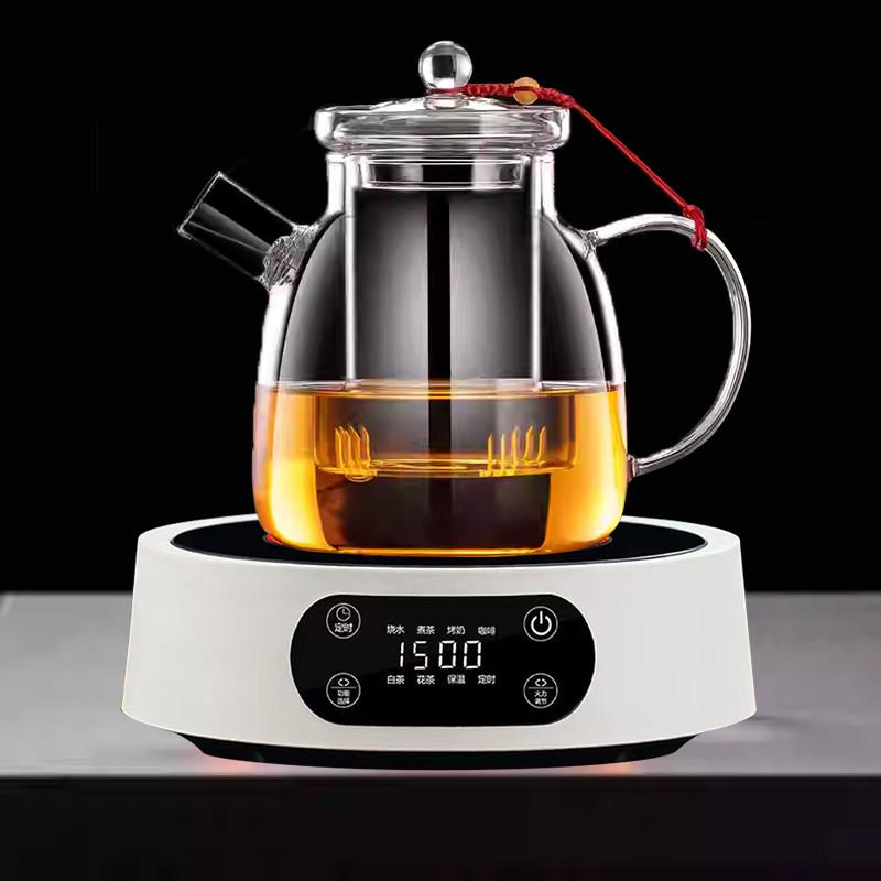 耐热玻璃壶烧水壶电陶炉明火加热泡茶壶过滤花茶壶燕窝炖盅煮茶壶