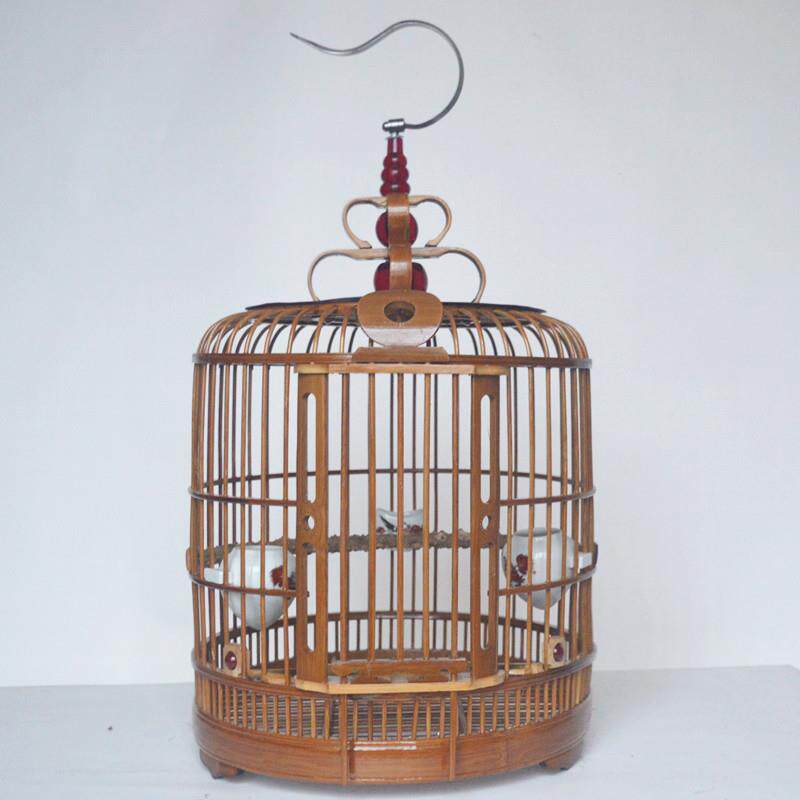 老竹贵州凯里画眉鸟笼云南八哥鹩哥竹制川笼全套配件清远画眉鸟笼