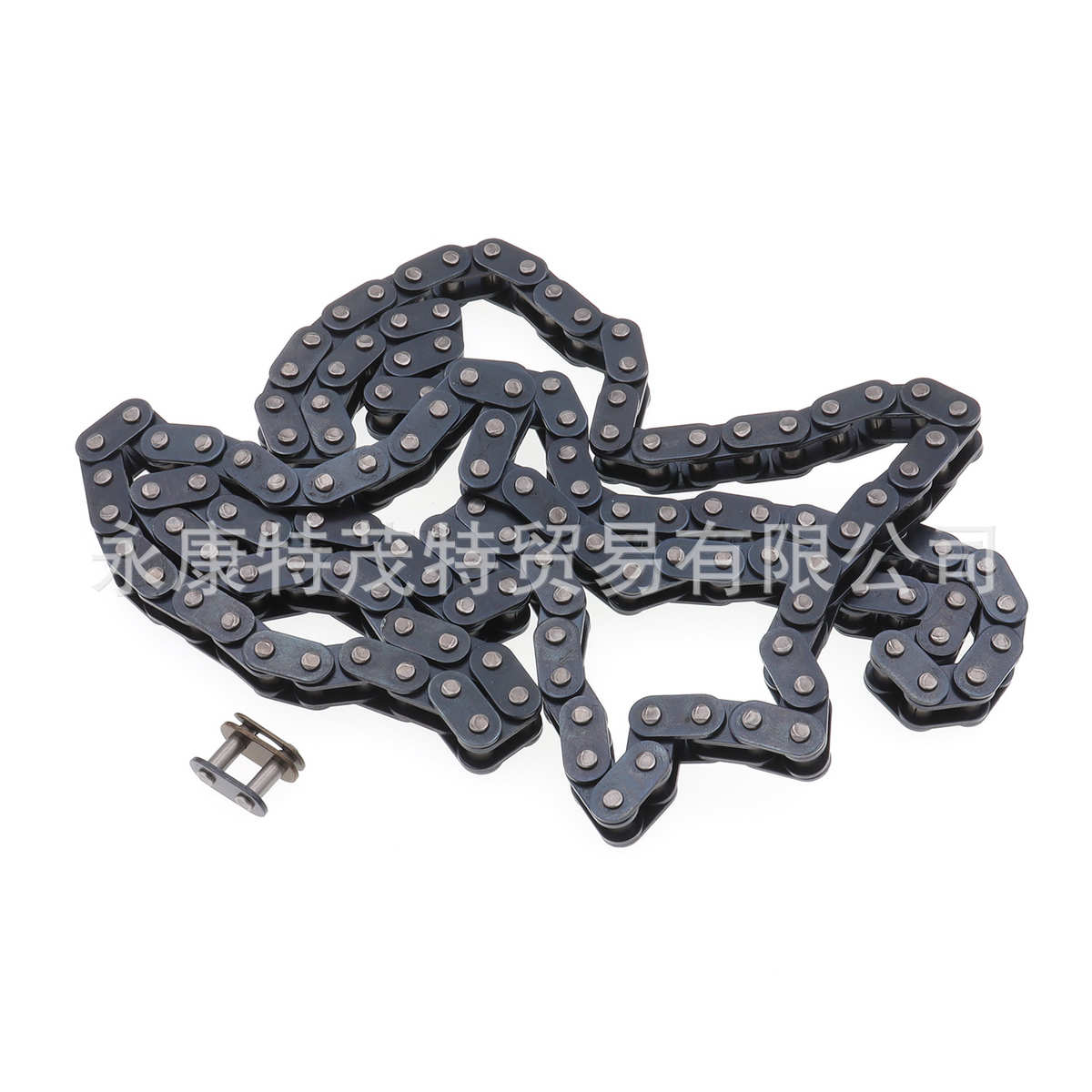 迷你摩托车配件汽油滑板车小越野车链条T8F 106-136节链条 带扣