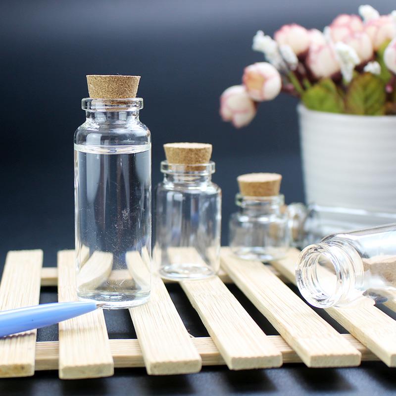 直径3CM透明木塞玻璃瓶幼儿园环创材料许愿瓶装饰吊饰漂流瓶走廊