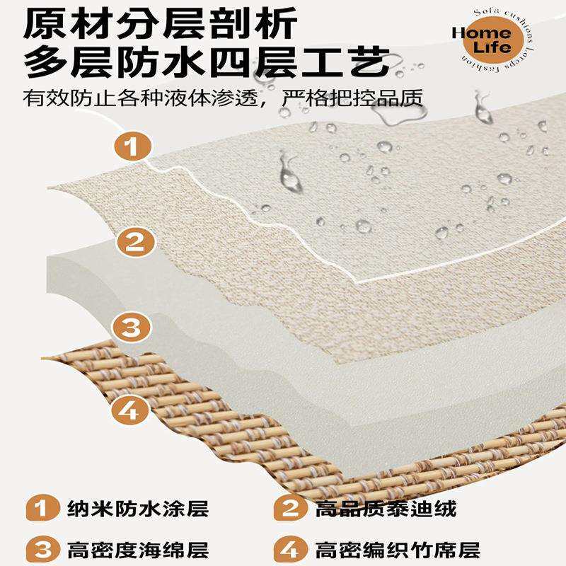 拆洗1防免水泰迪绒钢琴键飘窗垫四季台通垫用榻榻米坐卧室阳垫高