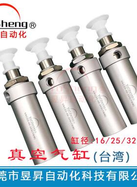 真空气缸VAC25-40/50/100金属片PCB电路板纸箱包装自适应吸盘气缸